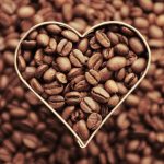 coffee, coffee beans, heart